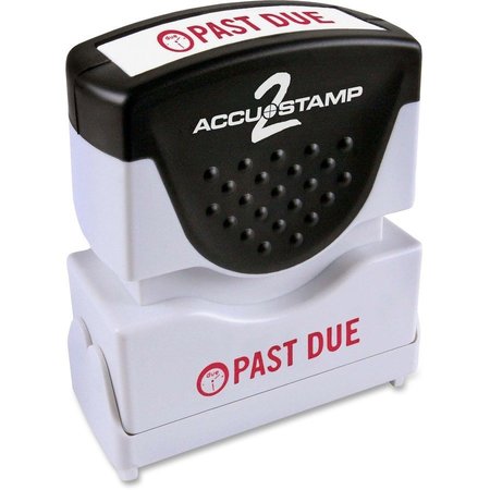 COSCO Accustamp Shutter, "Past Due", Red COS035571